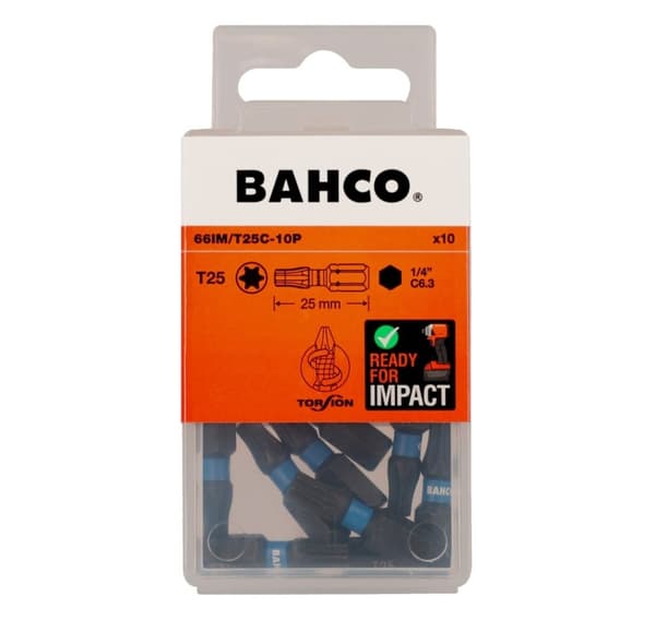 Bits 66IM T25 25mm Impact, 10tk