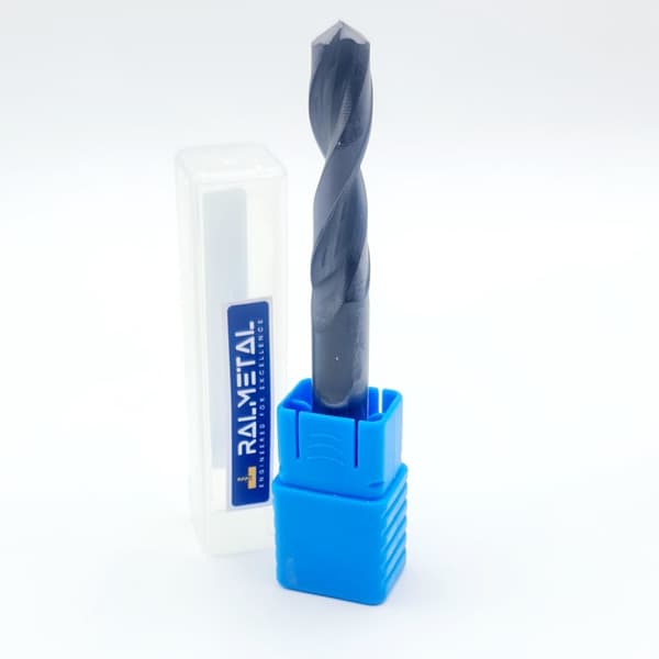 VHM kovametallipora 9 x 40 x 80 mm AITiN 45 HRC