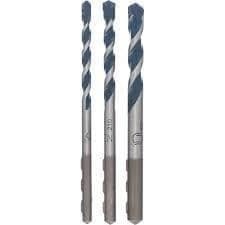 Borrset för betong - BOSCH - cylindrisk stång 5 mm - 6 mm - 8 mm - Längd 100 mm