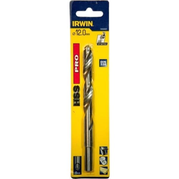 Borr - IRWIN - Pro cut mark - DIN 338 HSS - 12 x 151 mm - Skaft Ø: 10 mm