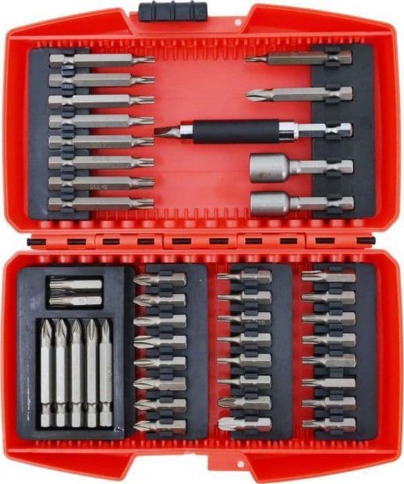 Skruvmejselspets - Skruvmejselhylsa Awtools - AW37920 - Set med skruvmejselspetsar S2, 45 delar ()