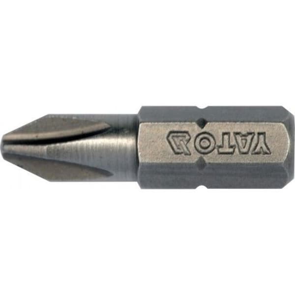 Embout de tournevis - douille de tournevis Yato - YT-78132 - Embouts 1/4x 25 mm PH2 10 stycken.