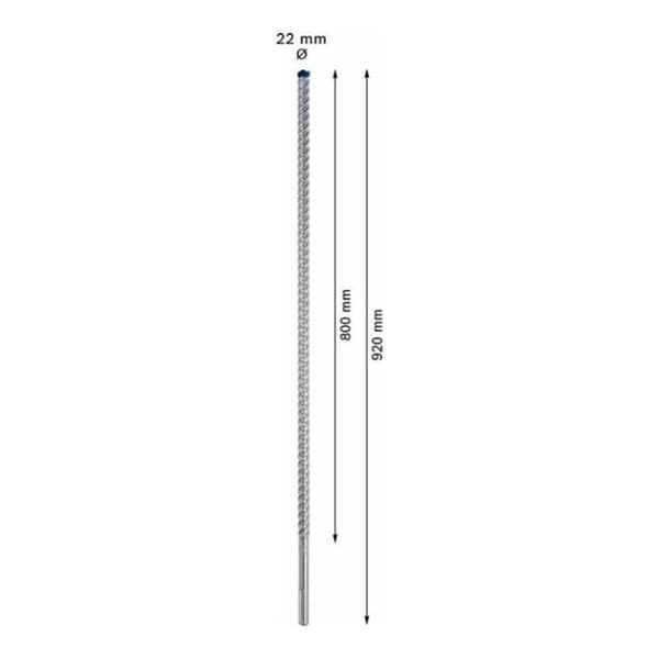 Borr till EXPERT SDS-Max 8X borr 22X800X920 mm - BOSCH - 2608900236
