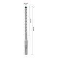 Miniatyrbild 3 av 4: 10 betongborrar för SDS-Plus perforator 7X 8 x 100 x 165mm - BOSCH EXPERT - 2608900167