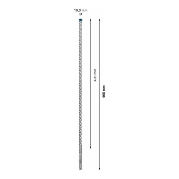 Betongborr för SDS-Plus 7X 10 x 400 x 465 mm perforator - BOSCH EXPERT - 2608900102