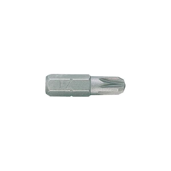 Skruvmejselbits - KING TONY - 25 mm - PZ1 - Silikonstål och kromvanadinlegering S2
