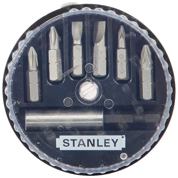 STANLEY 6-delad skruvmejselbitssats