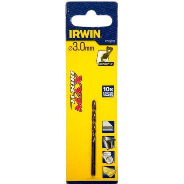IRWIN HSS Turbomax metallborr 3x61 mm