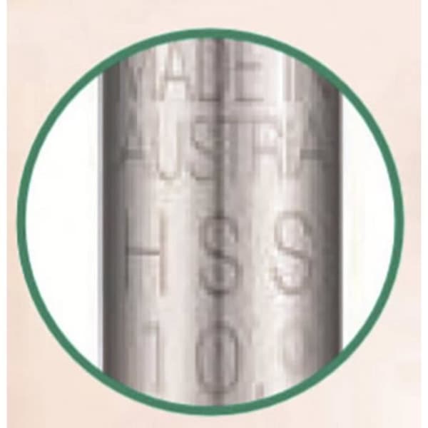 Borr för metall - ALPEN - 0018401020100 - HSS - 10.2 mm - Längd 133 mm - slipad DIN 338 - cylindrisk stav