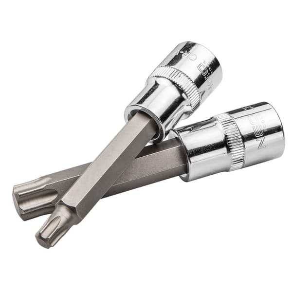 Torx bits på fatning 100 mm, sæt med 9 stk
