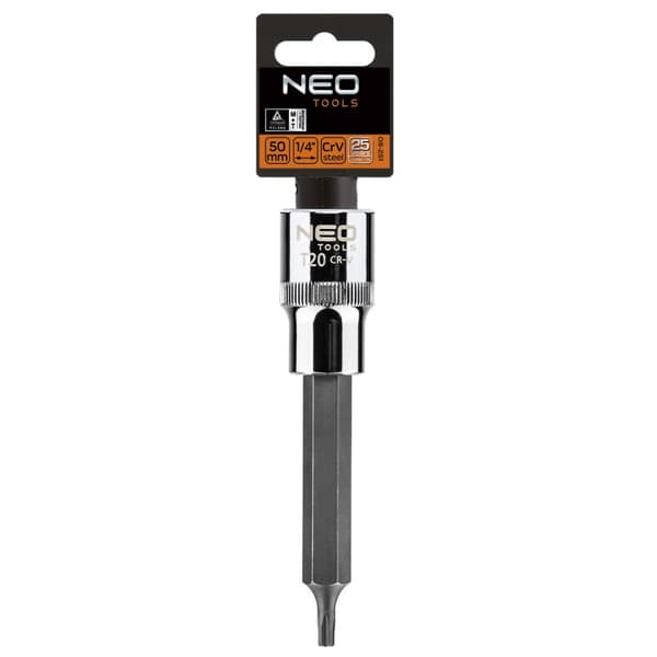 Torx-terä 1/2"-holkissa, T20 x 100 mm