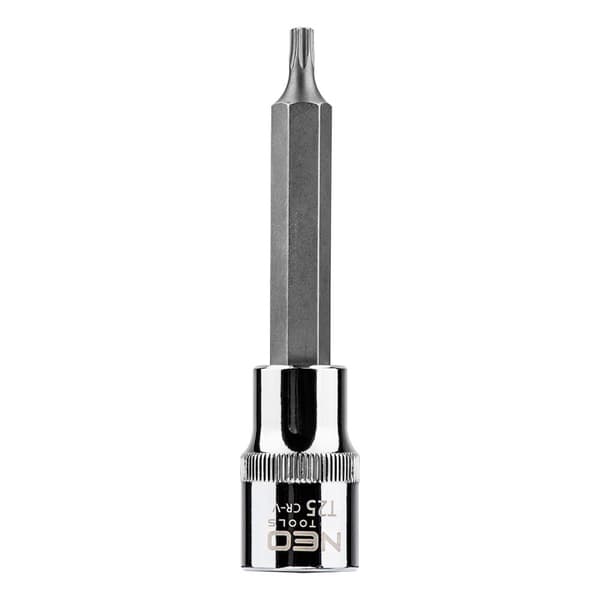 Torx bit på 1/2" fatning, T25 x 100 mm