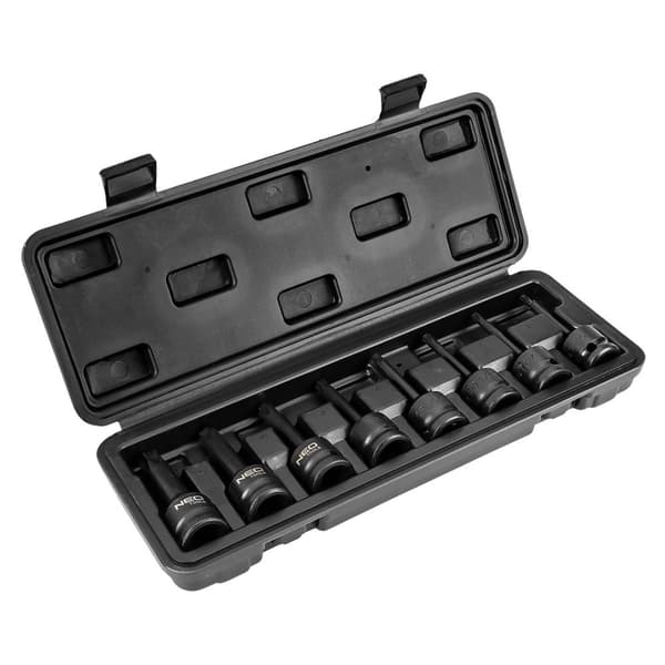 Torx 1/2" slagnøgler, sæt med 8