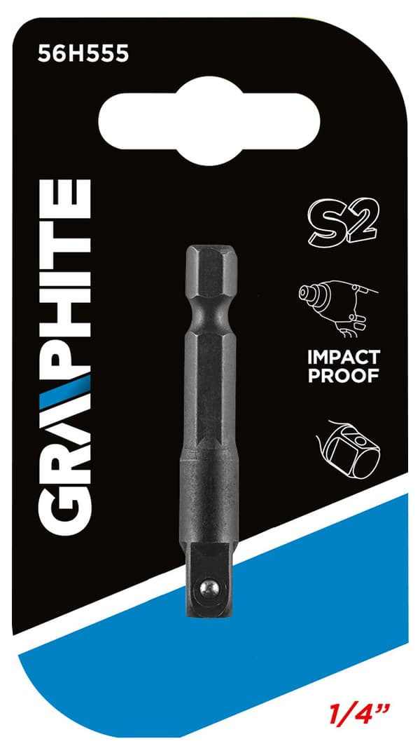 Sovitin 1/4" HEX - 1/4" SQUARE