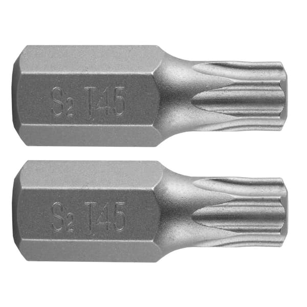 TORX bit T45 x 30 mm, S2 x 2 stk.