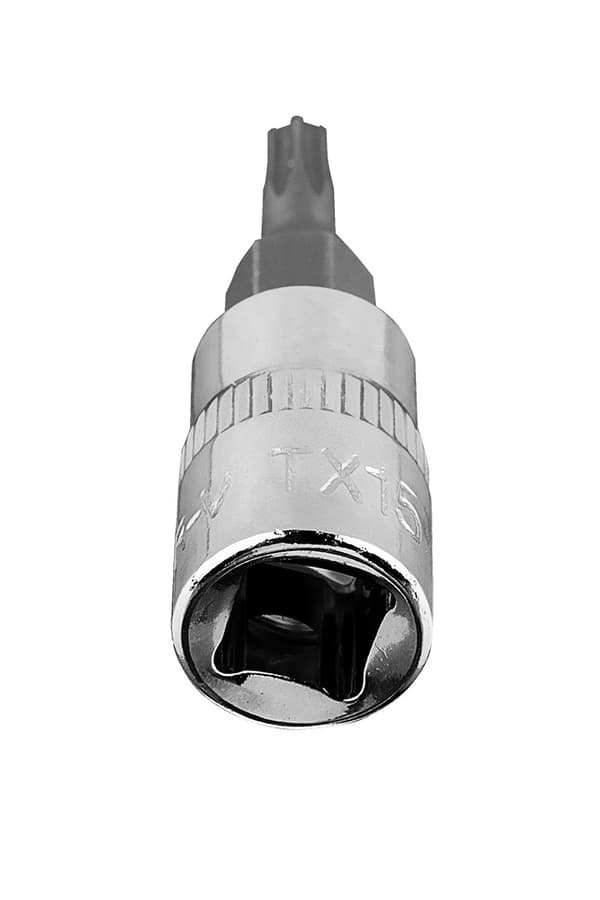 TORX TX15 bit på 1/4" fatning, kort, 37 mm