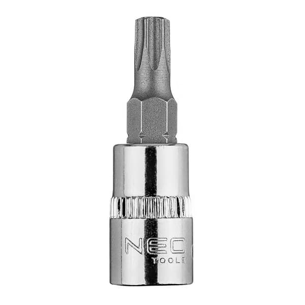 TORX TX27 bits på 1/4" hylsa, kort, 37 mm