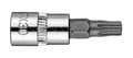 Miniatyrbild 2 av 7: TORX TX30 bits på 1/4" hylsa, kort, 37 mm