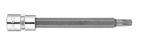 TORX TX27 bit på 1/4" fatning, lang, 87 mm