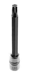 Miniatyrbillede 3 af 7: TORX TX30 bit på 1/4" fatning, lang, 87 mm