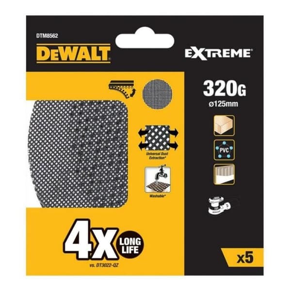 DeWalt Extreme Grille 320 5 delar dtm8562de slipning QZ