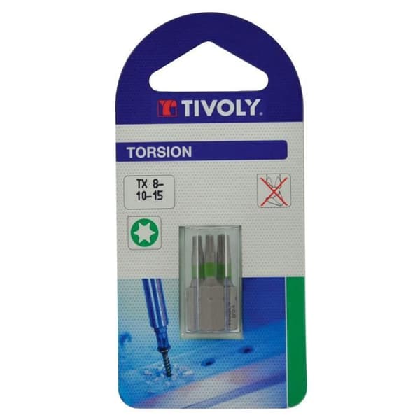 Torx-skaft - nr 20-25-30