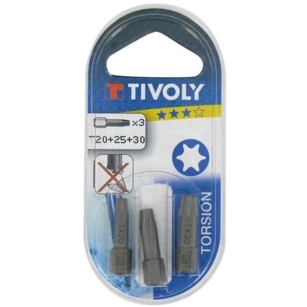 Torx-skaft - nr 20-25-30