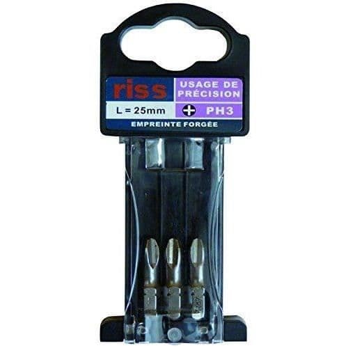 Forgad phillips-huvud l: 25 mm 3-pack