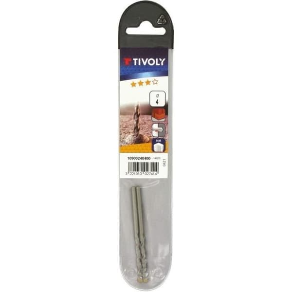 Foret - TIVOLY - Extra - D: 12 mm - Platta av högtemperaturkarbid