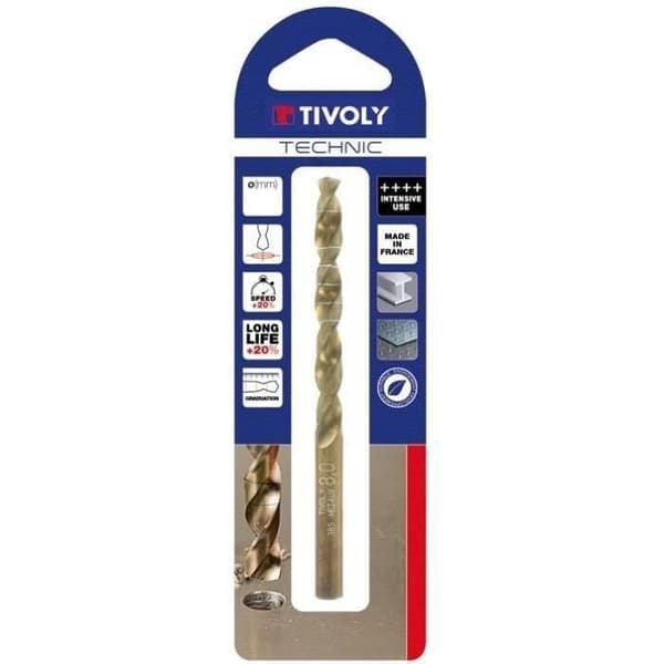 Metallborr - TIVOLY - Technic - D : 6 mm - Snabbt stål - Hög prestanda
