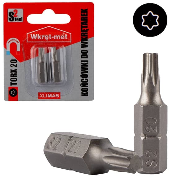 Skruetrækkerbit TYPE TORX-20 S2