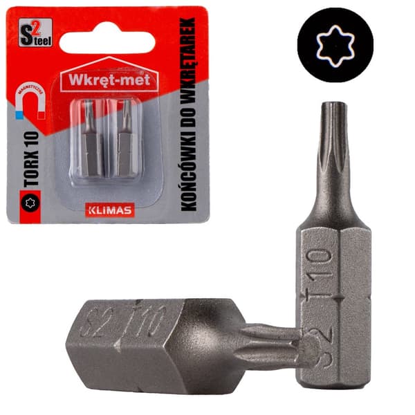 Skruetrækkerbit TYPE TORX-10 S2