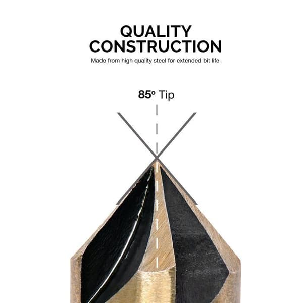 Foret - meche Neiko - 10218A - (R) 10218 A 1/10,2 cm Konisk fräser Bitset för snickeri | 5-delarsset