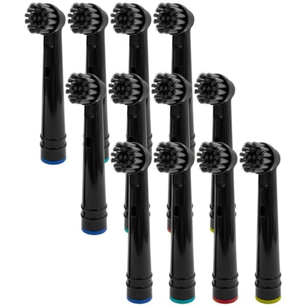 Ersättningsmunstycke Precision EB17-P x4 svart med DailyClean x3