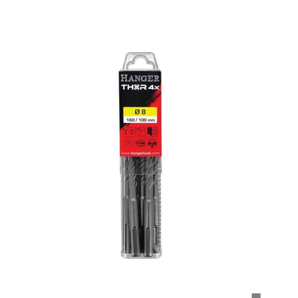 10 betongborr THOR SDS Plus 4 skärande - HANGER - 155793