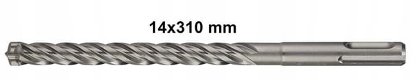 Luna 4-bladet SDS Plus borehammer 14x310 mm