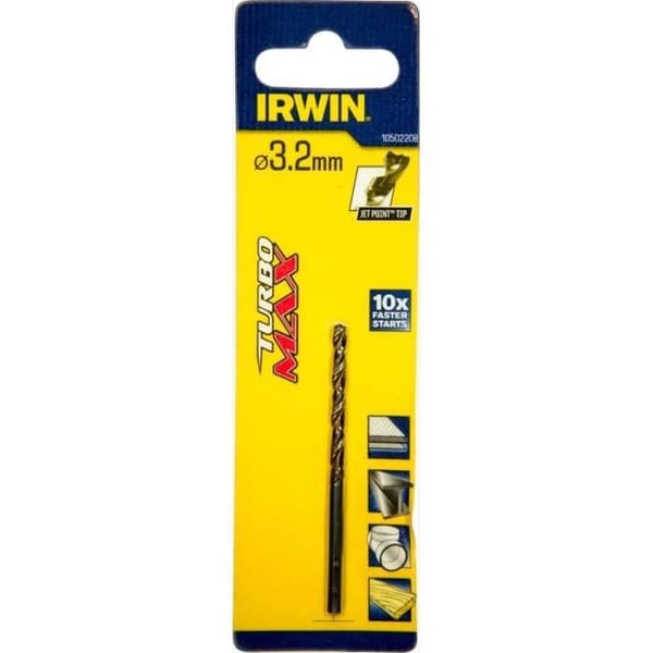 IRWIN HSS Turbomax metallborr 3,2x65 mm