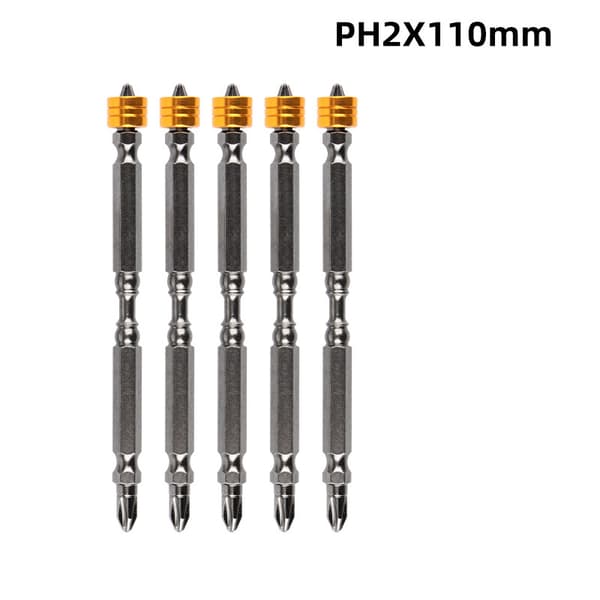 INF 110 mm forlænget dobbeltsidet magnetisk skruetrækkerbitsæt 5-pack