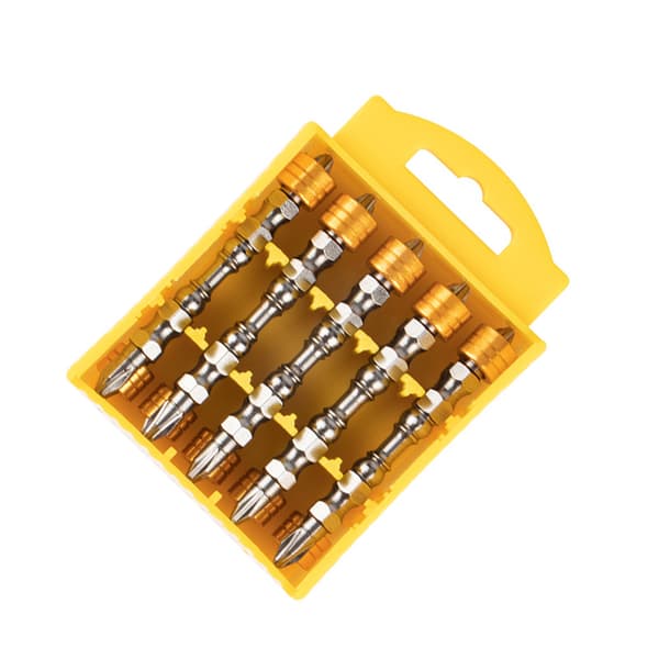 INF Dobbelthovedet magnetisk skruetrækkerbitsæt 10-Pack