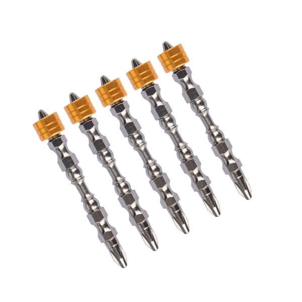 INF Dobbelthovedet magnetisk skruetrækkerbitsæt 5-pack