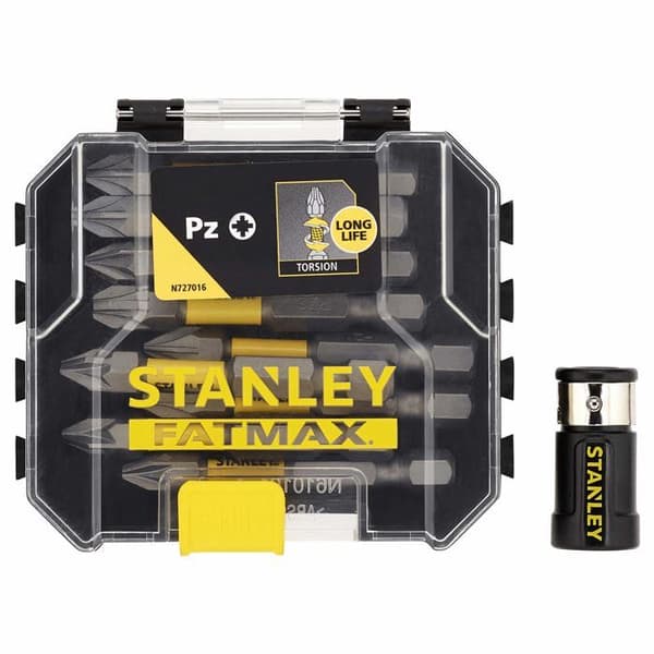 Stanley - STA88565-XJ - PZ skruvbits MIXx50mm IMPACT+mag. adapter 10st, TC