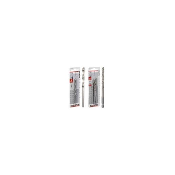 HSS Kreator metallborr - 3-pack borr med diameter 4/5/6 mm - Total längd 95 till 115 mm