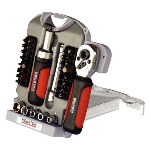Set skruvbits 25 mm 40 delar Kreator-KRT064610 - Bit - Stål - Paket