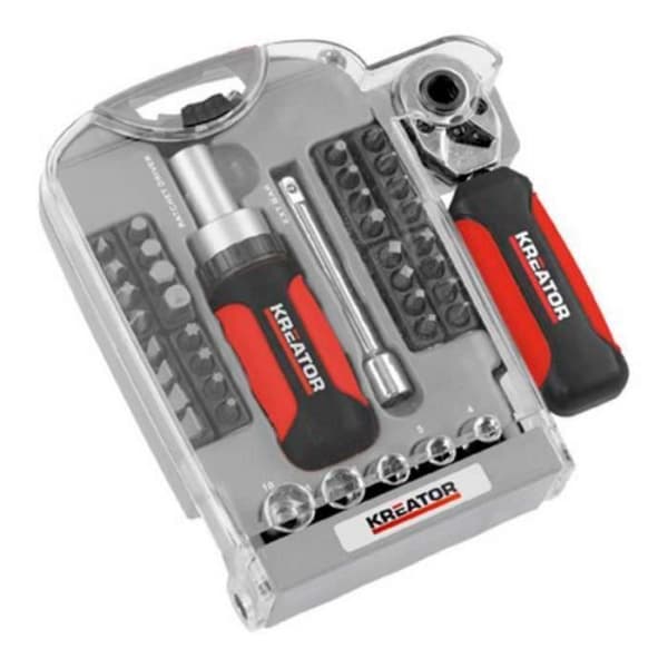 Set skruvbits 25 mm 40 delar Kreator-KRT064610 - Bit - Stål - Paket