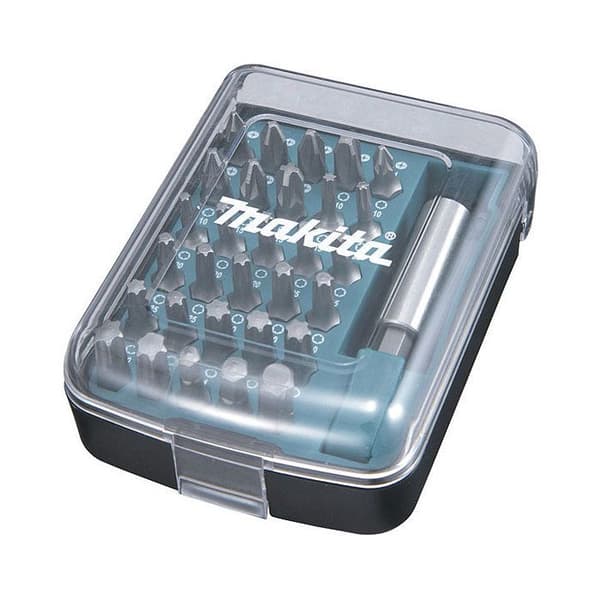 MAKITA bitslåda 30 bitar + Magnetisk bitshållare - D-34936