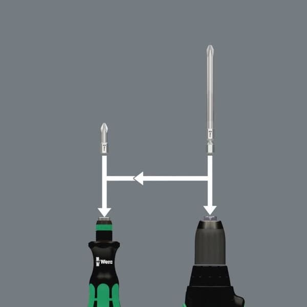 Wera Kraftform Kompakt 70 Universal 05057113001 Bitset 32 stycken Phillips Cross, Pozidriv-skruv, Tamper Resist