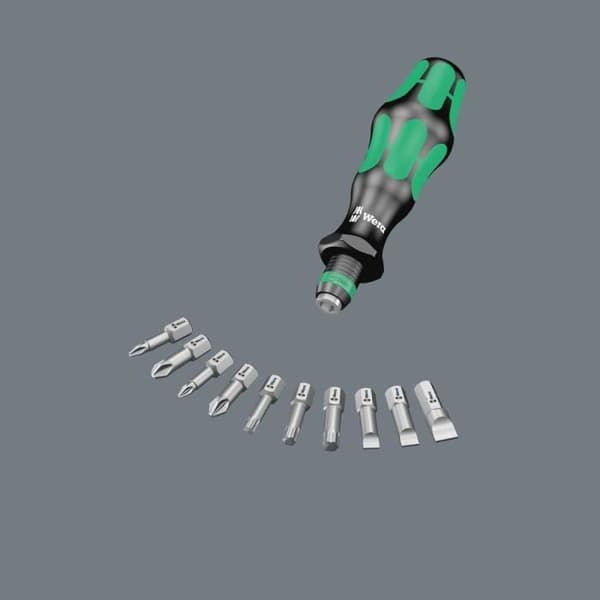 Wera Kraftform Kompakt 70 Universal 05057113001 Bitset 32 stycken Phillips Cross, Pozidriv-skruv, Tamper Resist
