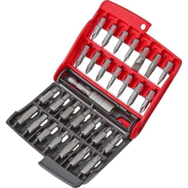 Låda med 28 serier 1 High Perf' bits (slitsad / PH / PZ / 6-punkts / Torx) - FACOM - E.120PB