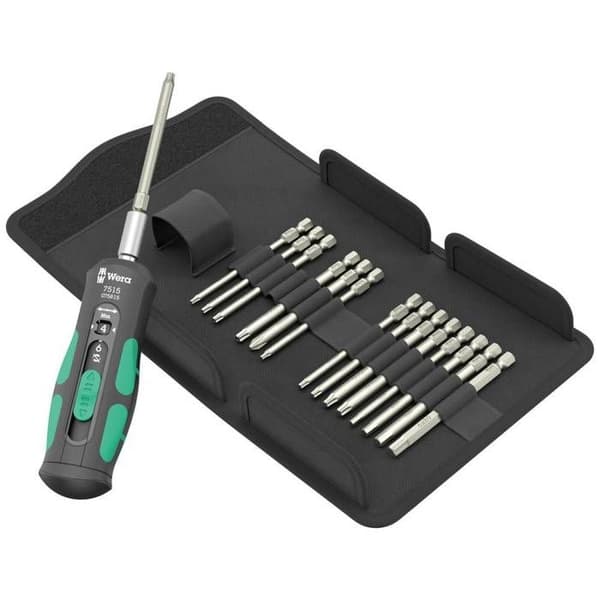 Wera 7515/16 Kraftform Safe-Torque Speed Universal 1 05075851001 16-delad Phillips Phillips Bit Set, Tamper Res