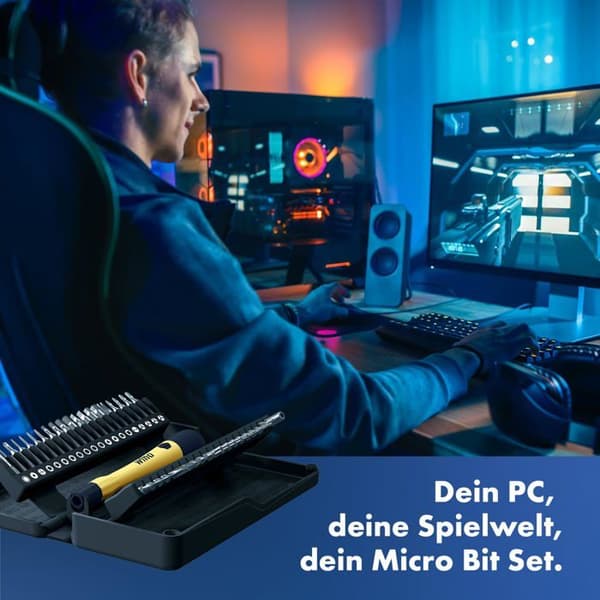 WIHA ZAI HAUS MICRO BIT SET MED MEKANISK PRECISIONSSKRUVMECKARE, POI